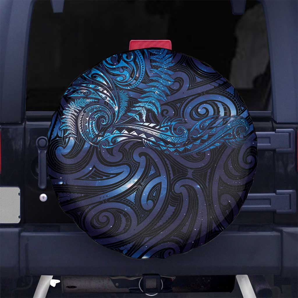 New Zealand New Year-Matariki Spare Tire Cover Aotearoa Maori Tattoo Galaxy Sky