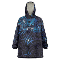 New Zealand New Year-Matariki Wearable Blanket Hoodie Aotearoa Maori Tattoo Galaxy Sky