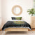 Vanuatu Tribal Tattoo with Namele Leaves Bedding Set