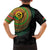 Vanuatu Tribal Tattoo with Namele Leaves Family Matching Summer Maxi Dress and Hawaiian Shirt