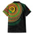 Vanuatu Tribal Tattoo with Namele Leaves Family Matching Summer Maxi Dress and Hawaiian Shirt