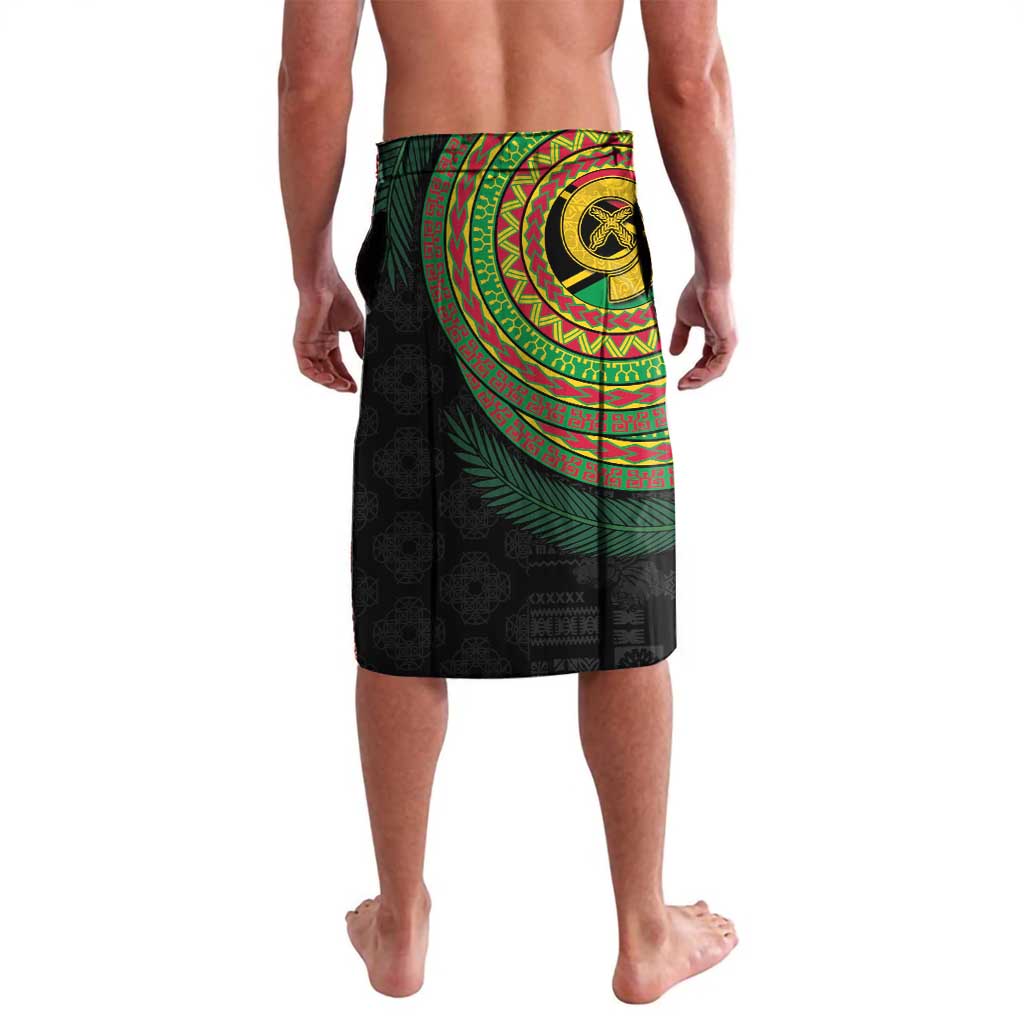 Vanuatu Tribal Tattoo with Namele Leaves Lavalava