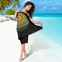 Vanuatu Tribal Tattoo with Namele Leaves Sarong