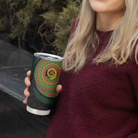 Vanuatu Tribal Tattoo with Namele Leaves Tumbler Cup