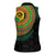 Vanuatu Tribal Tattoo with Namele Leaves Women Sleeveless Polo Shirt
