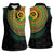 Vanuatu Tribal Tattoo with Namele Leaves Women Sleeveless Polo Shirt