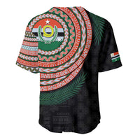 Penama Tribal Tattoo with Namele Leaves Baseball Jersey