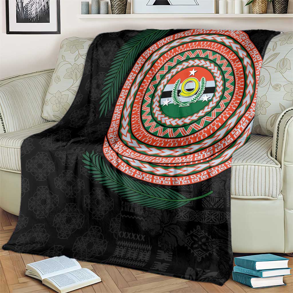 Penama Tribal Tattoo with Namele Leaves Blanket