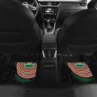 Penama Tribal Tattoo with Namele Leaves Car Mats