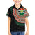 Penama Tribal Tattoo with Namele Leaves Family Matching Summer Maxi Dress and Hawaiian Shirt