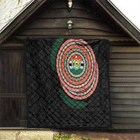 Penama Tribal Tattoo with Namele Leaves Quilt