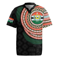 Penama Tribal Tattoo with Namele Leaves Rugby Jersey