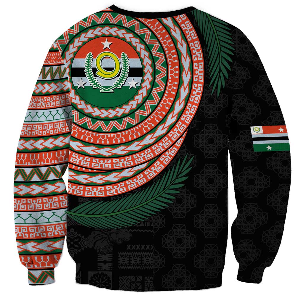 Penama Tribal Tattoo with Namele Leaves Sweatshirt