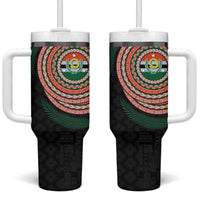 Penama Tribal Tattoo with Namele Leaves Tumbler With Handle