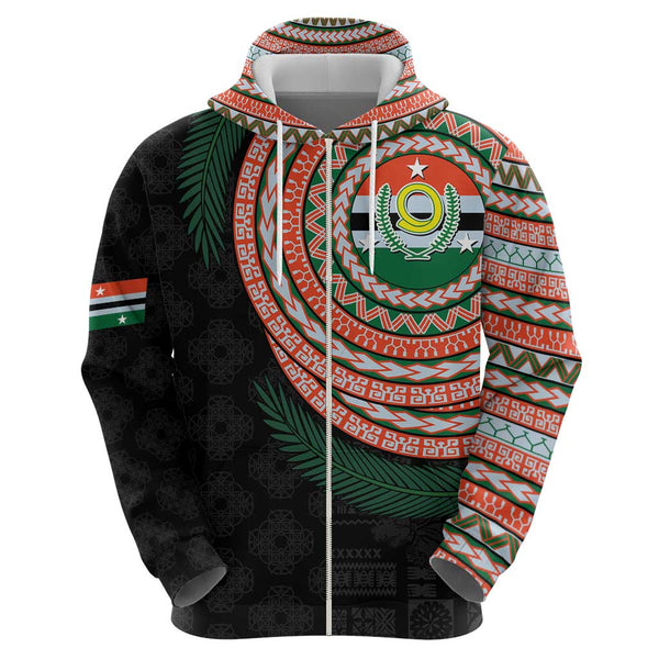 Penama Day Sherpa Hoodie Proud To Be A Ni-Van Beauty Pacific Flower LT03 main image 1