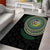 Torba Tribal Tattoo with Namele Leaves Area Rug