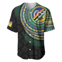 Torba Tribal Tattoo with Namele Leaves Baseball Jersey