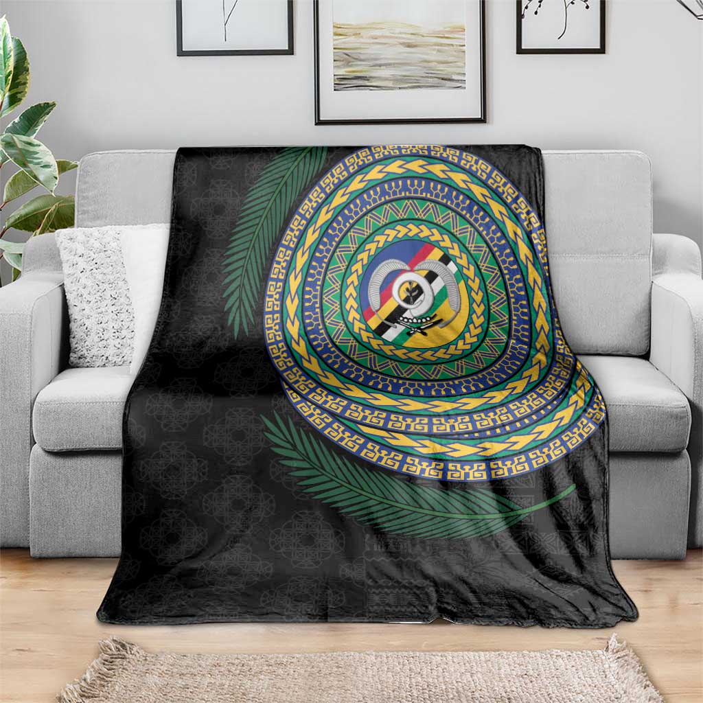 Torba Tribal Tattoo with Namele Leaves Blanket