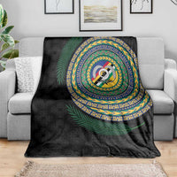 Torba Tribal Tattoo with Namele Leaves Blanket