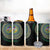 Torba Tribal Tattoo with Namele Leaves 4 in 1 Can Cooler Tumbler