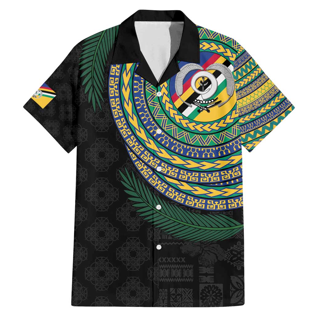 Torba Tribal Tattoo with Namele Leaves Family Matching Mermaid Dress and Hawaiian Shirt