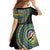 Torba Tribal Tattoo with Namele Leaves Family Matching Summer Maxi Dress and Hawaiian Shirt