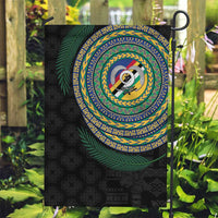 Torba Tribal Tattoo with Namele Leaves Garden Flag