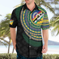 Torba Tribal Tattoo with Namele Leaves Hawaiian Shirt