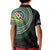 Torba Tribal Tattoo with Namele Leaves Kid Polo Shirt