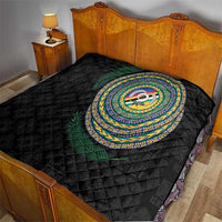 Torba Tribal Tattoo with Namele Leaves Quilt