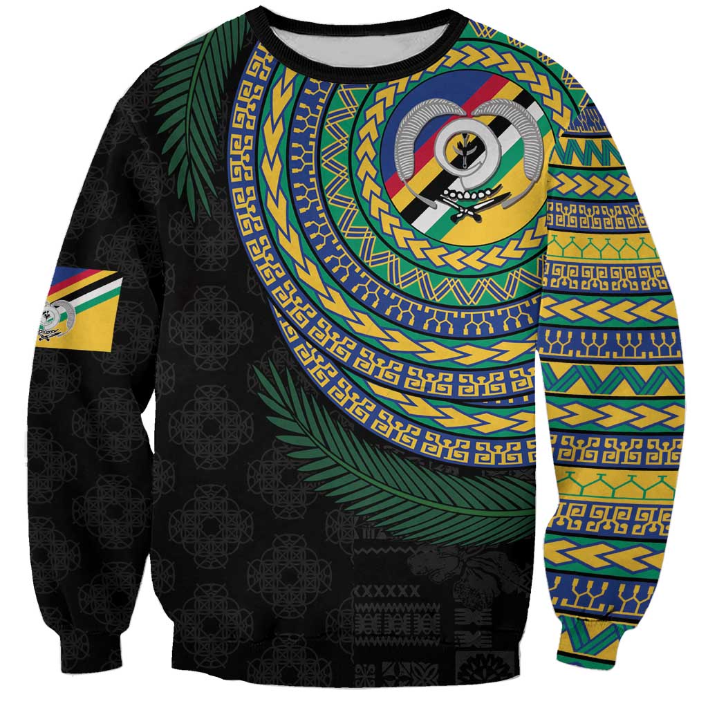 Torba Tribal Tattoo with Namele Leaves Sweatshirt