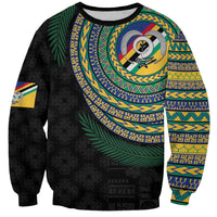 Torba Tribal Tattoo with Namele Leaves Sweatshirt