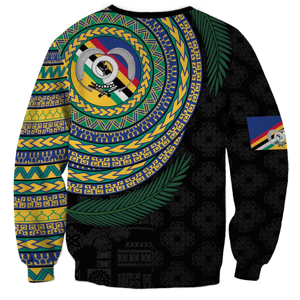 Torba Tribal Tattoo with Namele Leaves Sweatshirt