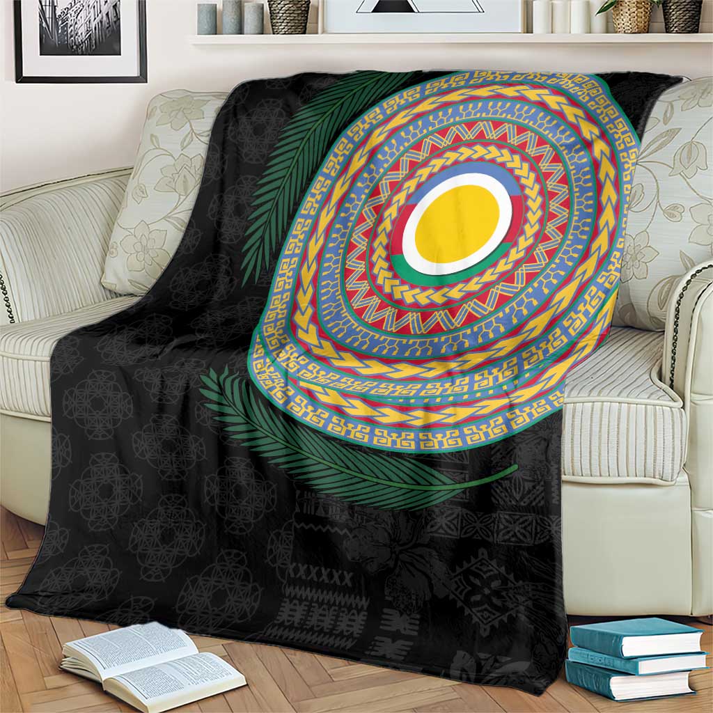 Shefa Tribal Tattoo with Namele Leaves Blanket