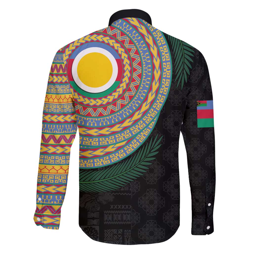 Shefa Tribal Tattoo with Namele Leaves Family Matching Mermaid Dress and Hawaiian Shirt