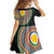 Shefa Tribal Tattoo with Namele Leaves Family Matching Summer Maxi Dress and Hawaiian Shirt