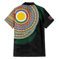 Shefa Tribal Tattoo with Namele Leaves Hawaiian Shirt