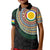 Shefa Tribal Tattoo with Namele Leaves Kid Polo Shirt