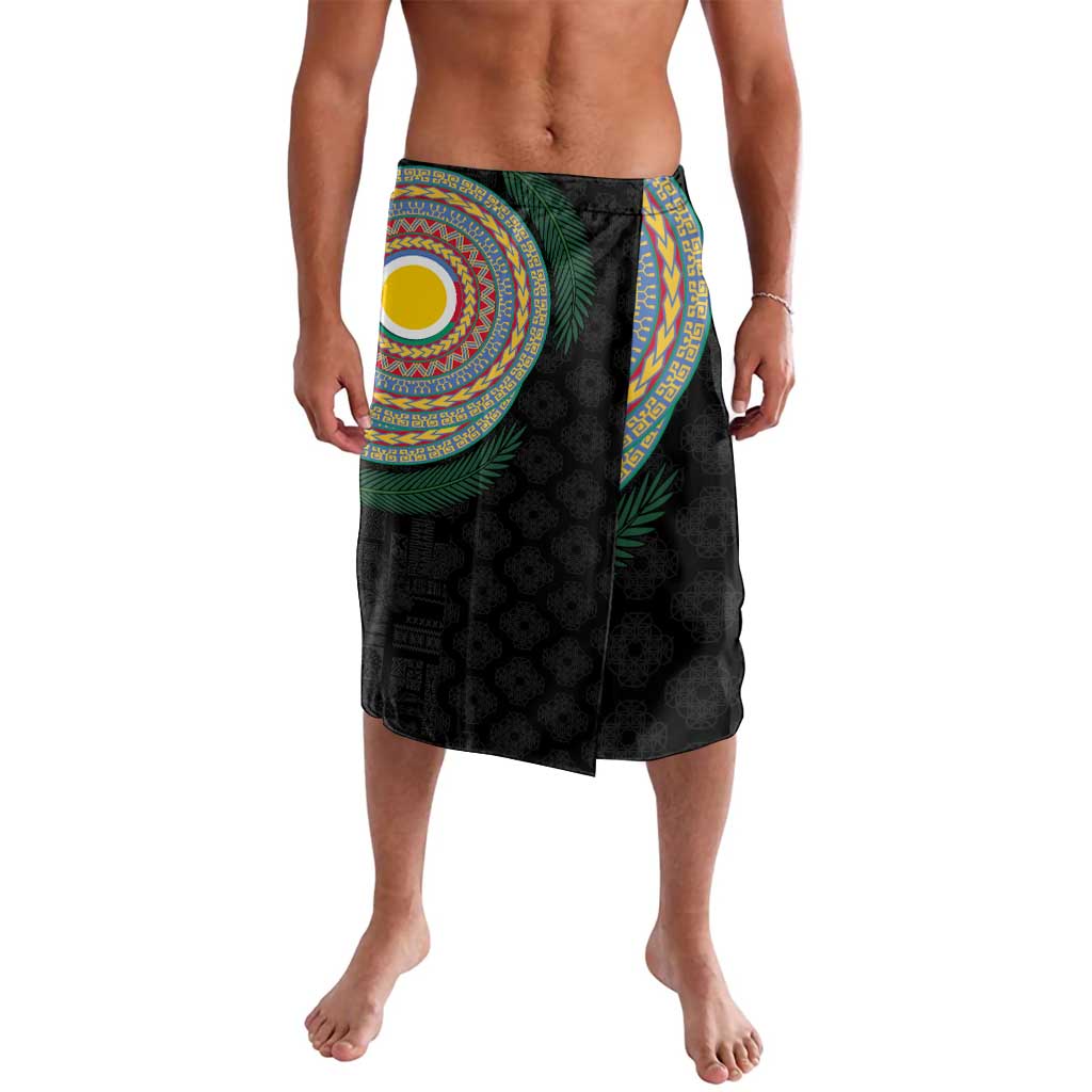 Shefa Tribal Tattoo with Namele Leaves Lavalava