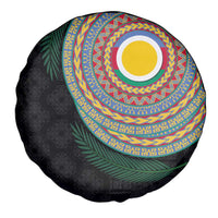 Shefa Tribal Tattoo with Namele Leaves Spare Tire Cover