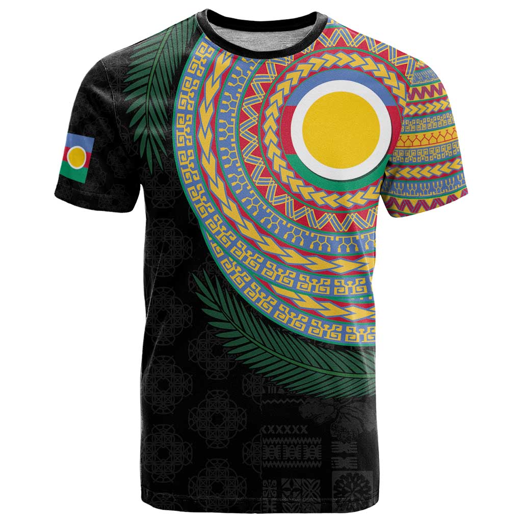 Shefa Tribal Tattoo with Namele Leaves T Shirt