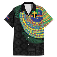 Tafea Tribal Tattoo with Namele Leaves Family Matching Mermaid Dress and Hawaiian Shirt