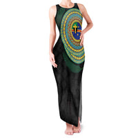 Tafea Tribal Tattoo with Namele Leaves Family Matching Tank Maxi Dress and Hawaiian Shirt