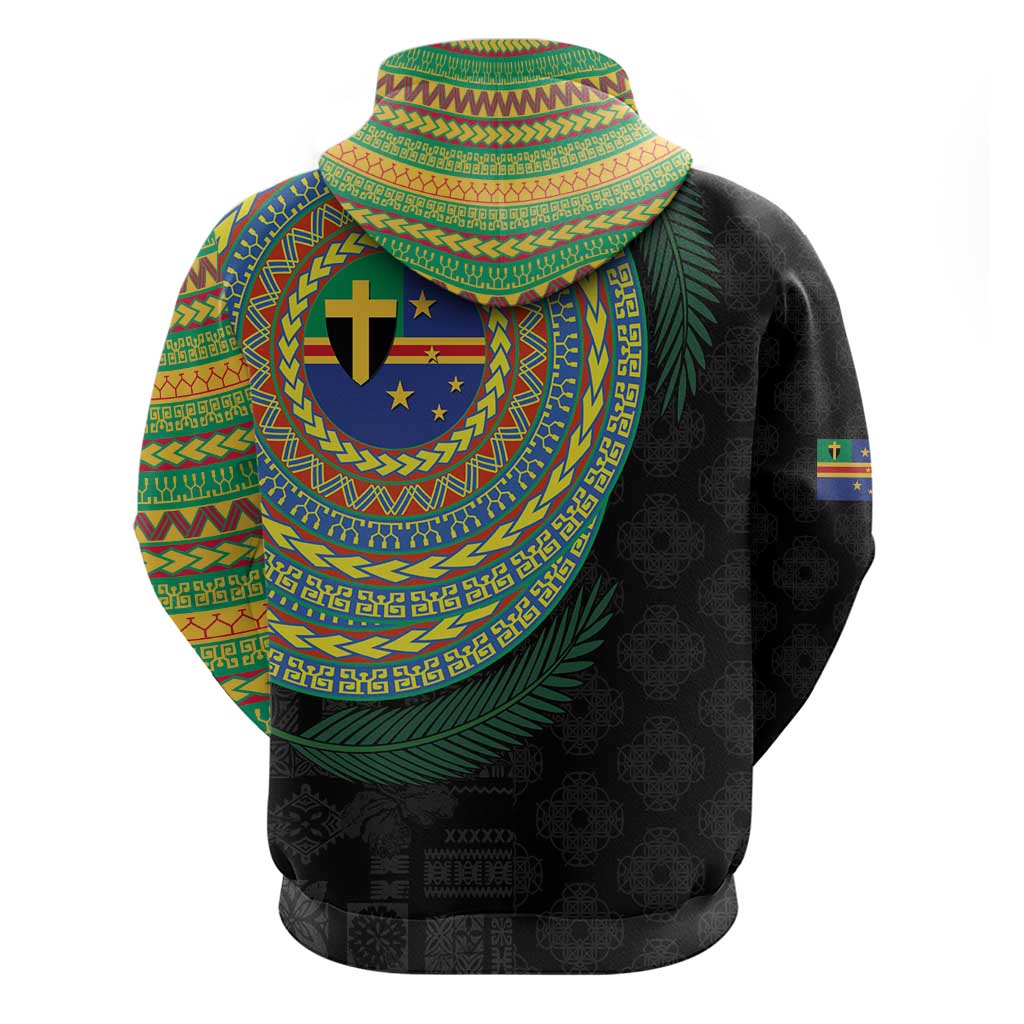 Tafea Tribal Tattoo with Namele Leaves Hoodie