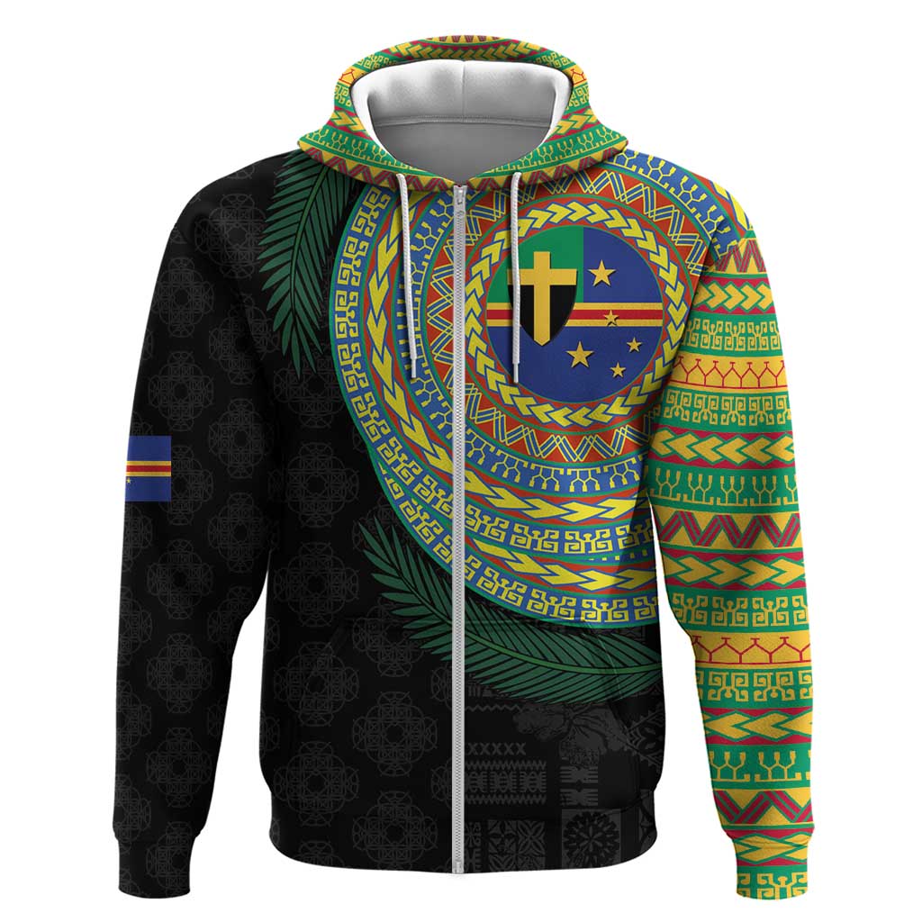 Tafea Tribal Tattoo with Namele Leaves Hoodie