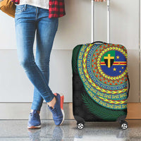Tafea Tribal Tattoo with Namele Leaves Luggage Cover