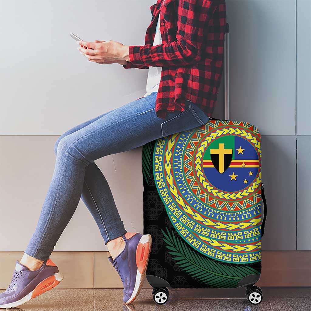 Tafea Tribal Tattoo with Namele Leaves Luggage Cover