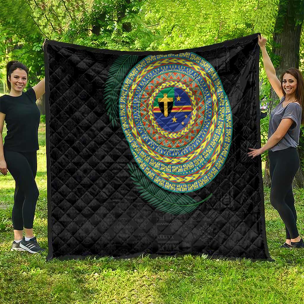 Tafea Tribal Tattoo with Namele Leaves Quilt