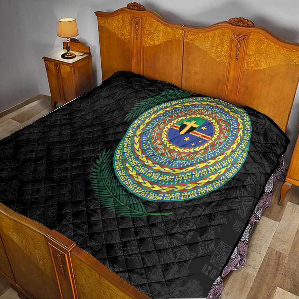 Tafea Tribal Tattoo with Namele Leaves Quilt