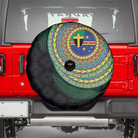 Tafea Tribal Tattoo with Namele Leaves Spare Tire Cover